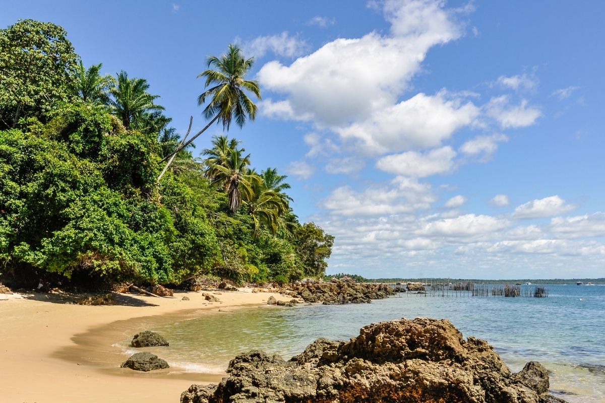 passeio por praia de Morro de São Paulo